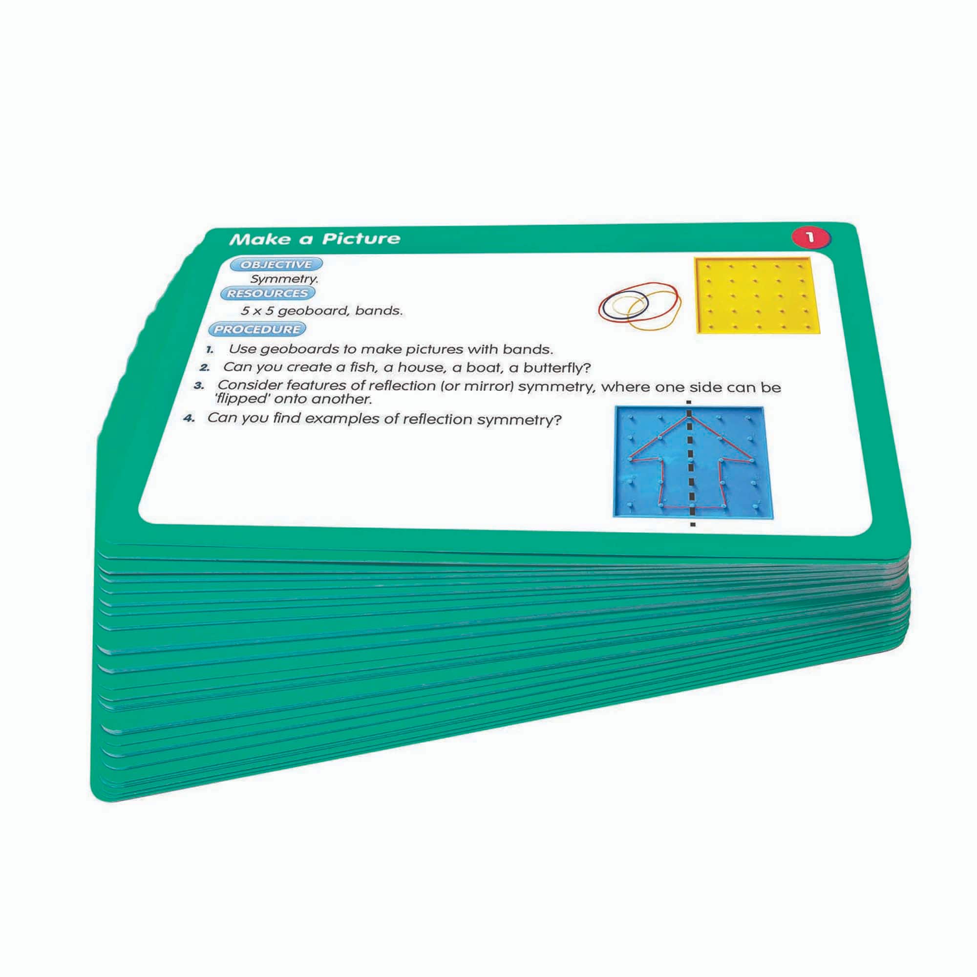Junior Learning® 50 Geoboard Educational Activities